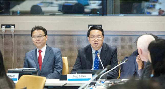 策马集团董事长唐兴应邀在联合国总部发表主旨演讲